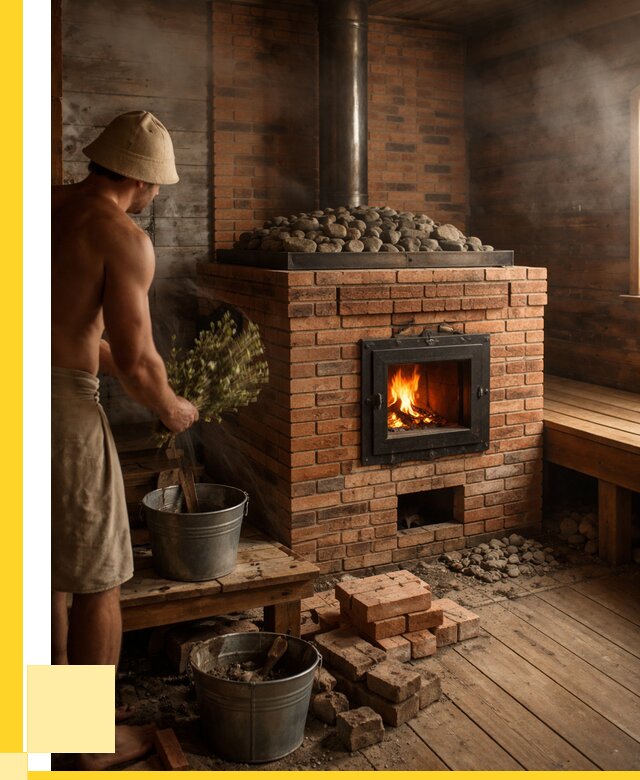 Кирпичные банные печи в Находке от 92835 р. | ЭриданНхд