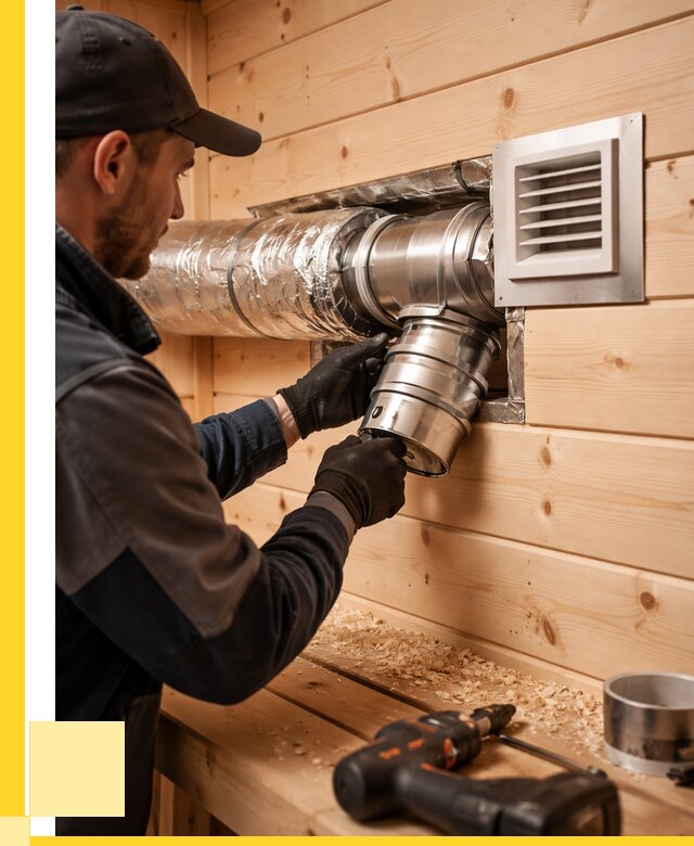 Монтаж вентиляции бани в Находке от 12378 р. | ЭриданНхд