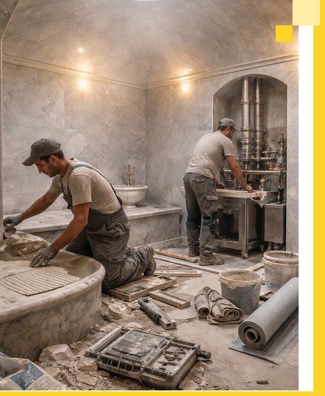 Строительство турецких бань хаммам под ключ в Находке