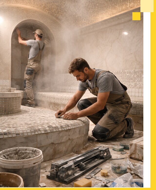 Профессиональный дизайн хамама и SPA под ключ в Находке