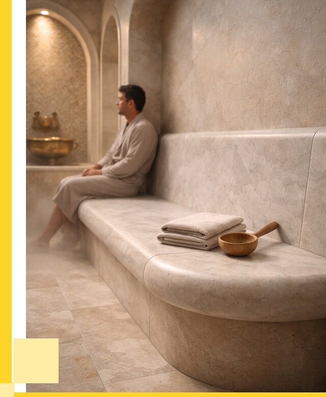 Сиденья для хамама в Находке под ключ от 12378 р. | ЭриданНхд